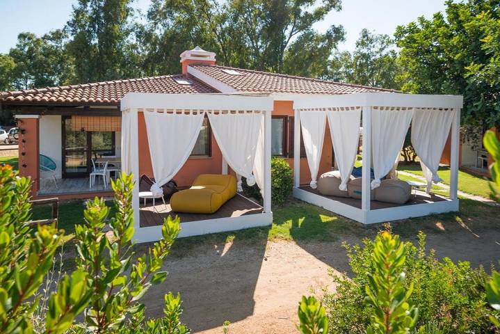 Bungalow für 4 Personen, mit Kinderpool und Garten sowie Pool, mit Haustier in Süd Sardinien - 4