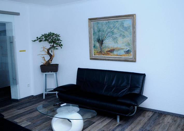 Ferienwohnung für 8 Personen, mit Balkon und Terrasse sowie Ausblick in Bad Laer