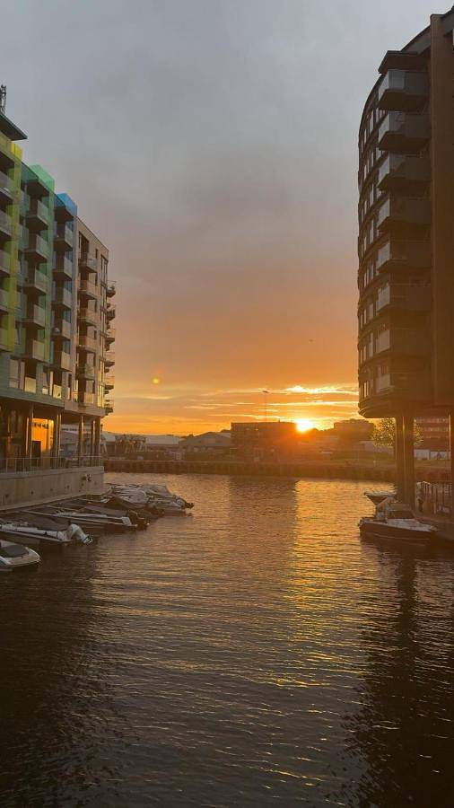 Hel lejlighed, Bright & exclusive 1Br in Prime Location, located on water in Oslo center with see view to Oslo fjord in Frogner, Oslo
