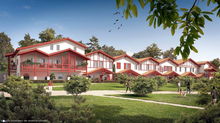 Appartement de vacances pour 6 personnes, avec piscine et balcon en Pyrénées-Atlantiques - 4