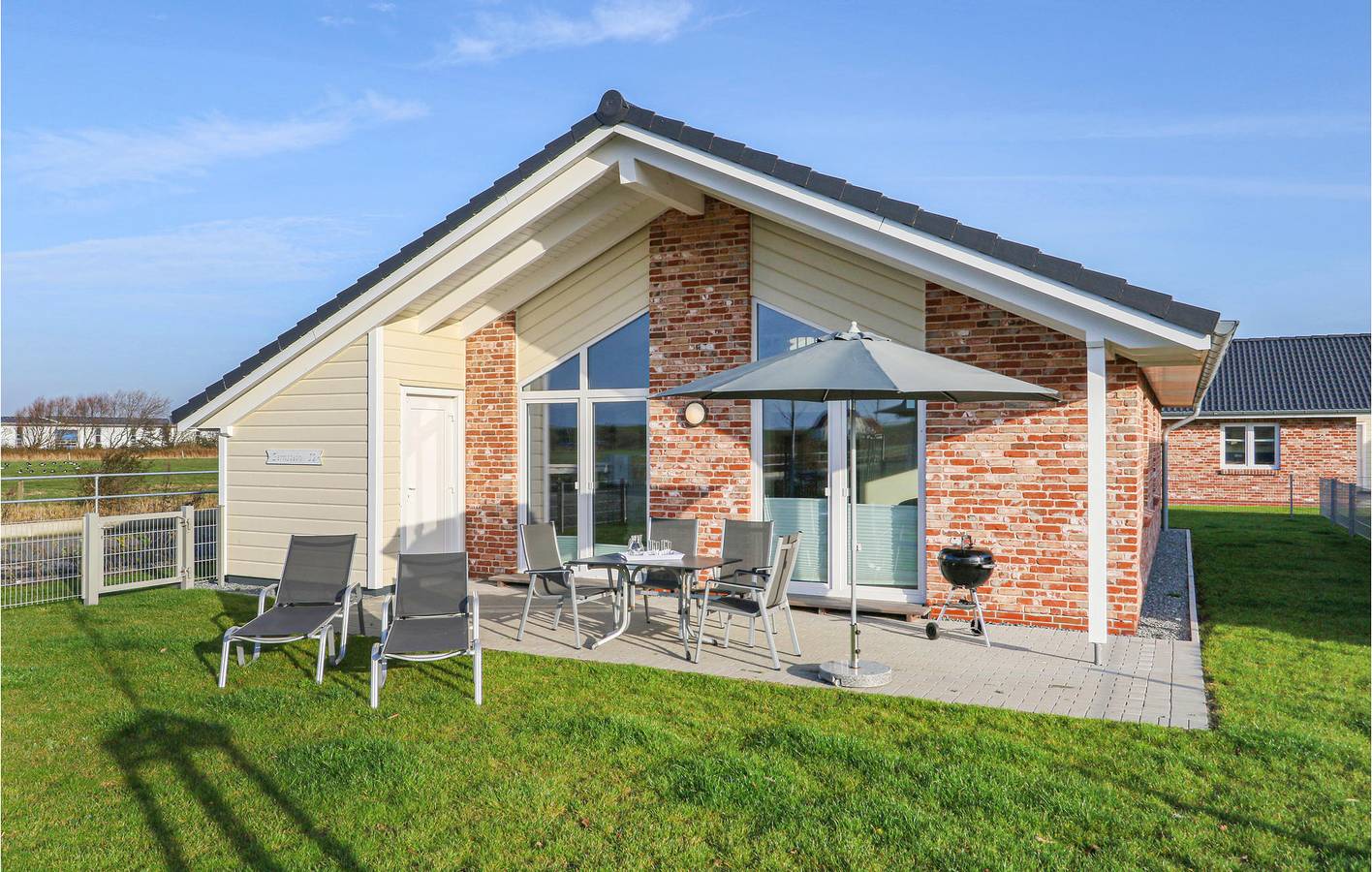 Terrassenwohnung mit Parkplatz, TV & Internet - 400m zur Küste in Dagebüll, Nordfriesland