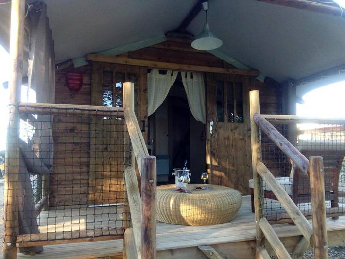 Gîte pour 2 personnes, avec Terrasse ainsi que Jardin et Vue