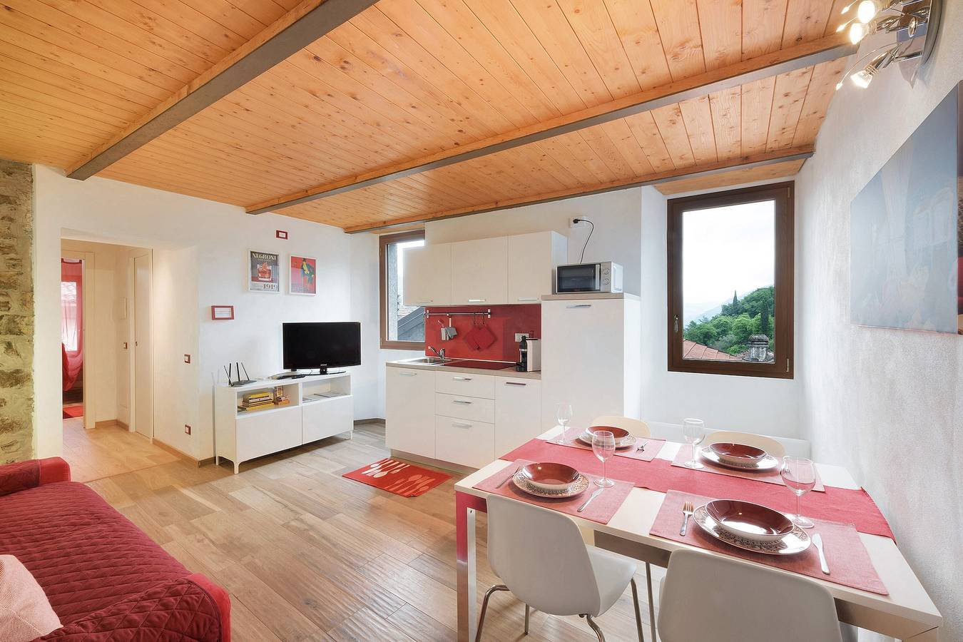 Prima del Cielo – Apartment Alba, ruhige Lage nahe Varenna und Comer See in Gittana (Perledo), Gemeinde Perledo