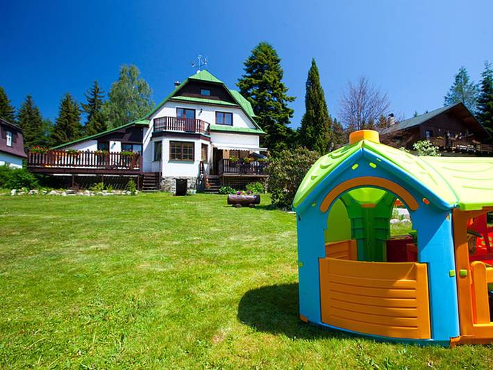 Apartament wakacyjny dla 2 osób, z Ogród w Harrachov