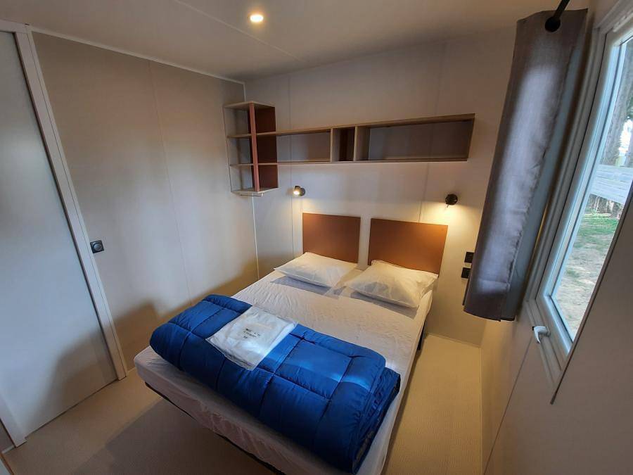 Camping du Littoral - Stacaravan 4 personen - Prestige - 28 m² - 2 slaapkamers in Ambon, Côte des Mégalithes