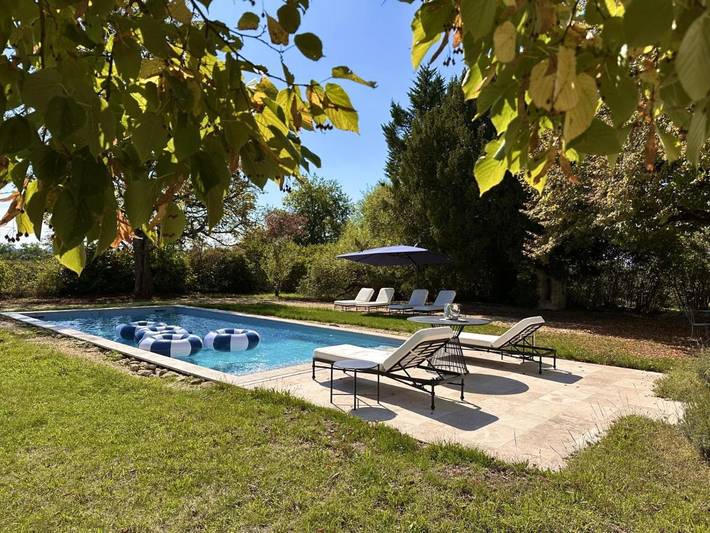 Location de vacances pour 7 personnes, avec piscine ainsi que jardin et jacuzzi à Saint-Colomb-de-Lauzun - 2
