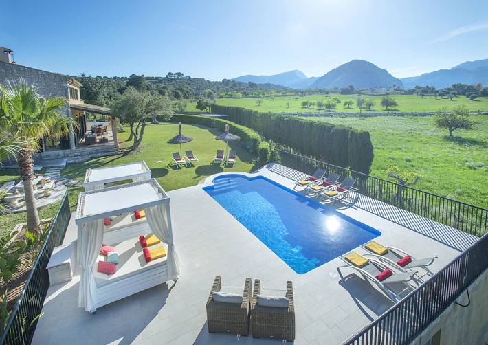 Luxus-Finca für 10 Personen, mit Ausblick und Garten in Pollença - 2