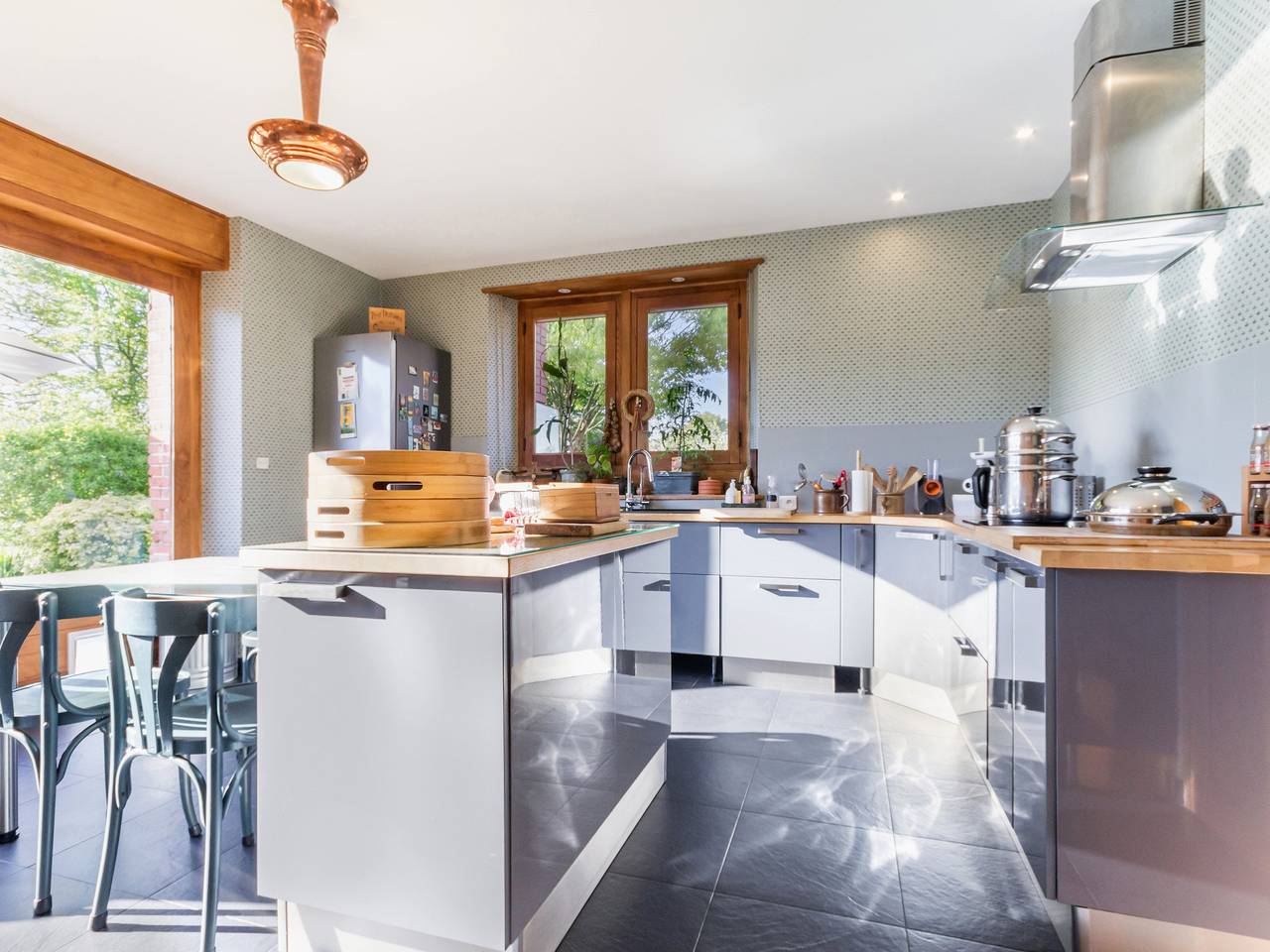 Spacious family lodge with natural pool, near Nantes in La Limouzinière, Nantes region