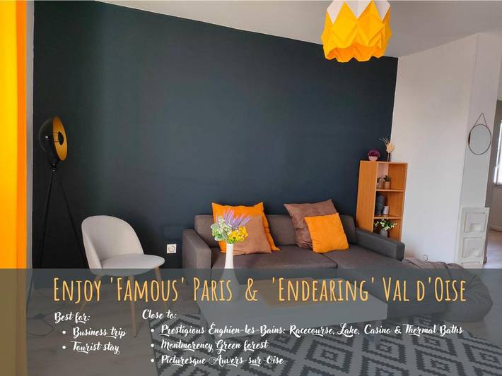 Gîte pour 5 personnes, avec vue et terrasse à Eaubonne - 2
