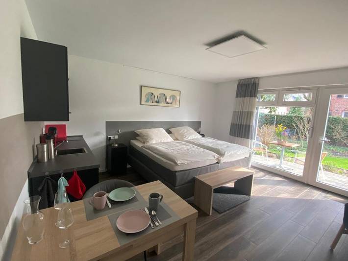 Apartamento de vacaciones para 2 personas, con vistas y jardín - 1