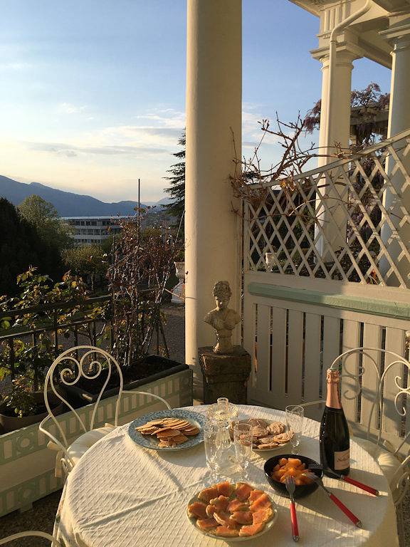 La Suite Sissi, grande terrasse vue lac in Aix-les-Bains, Région de Chambéry