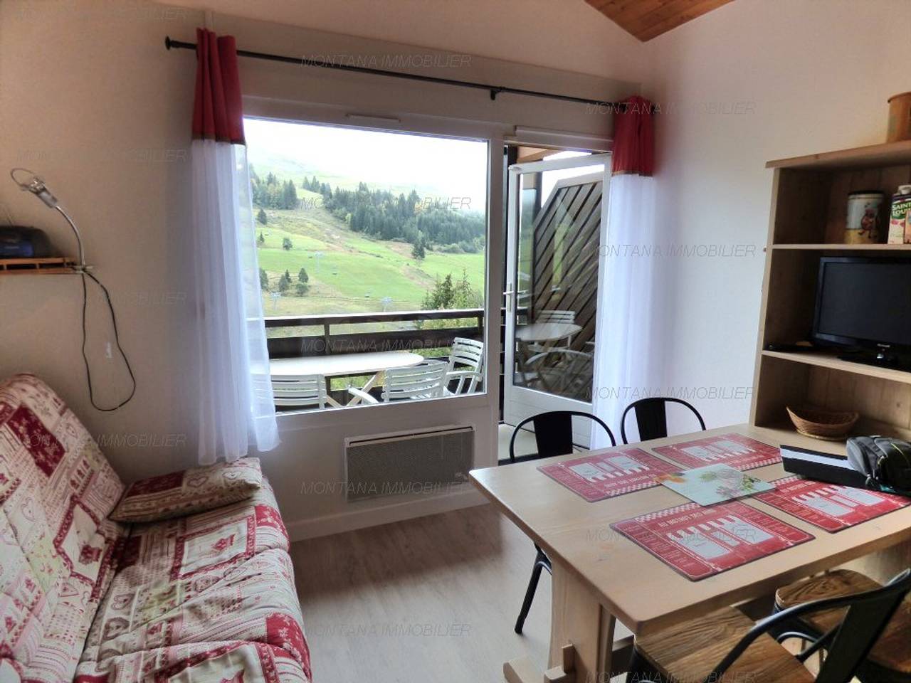 Ganzes Studio, Helles Studio + Bergbereich, 4 Pers, Samance, Le Grand-Bornand in Chinaillon, Le Grand-Bornand
