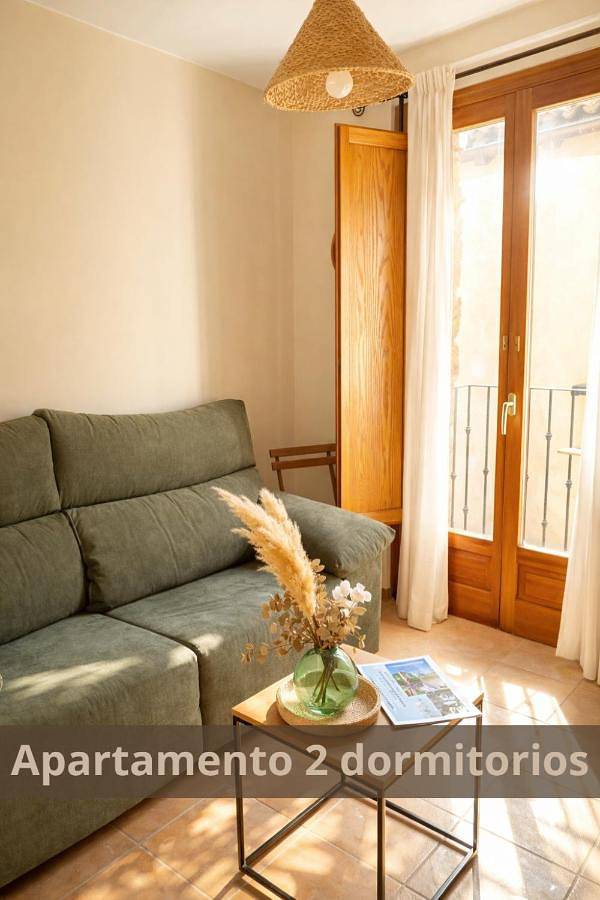 Gîte pour 3 personnes, avec balcon et vue à La Fresneda