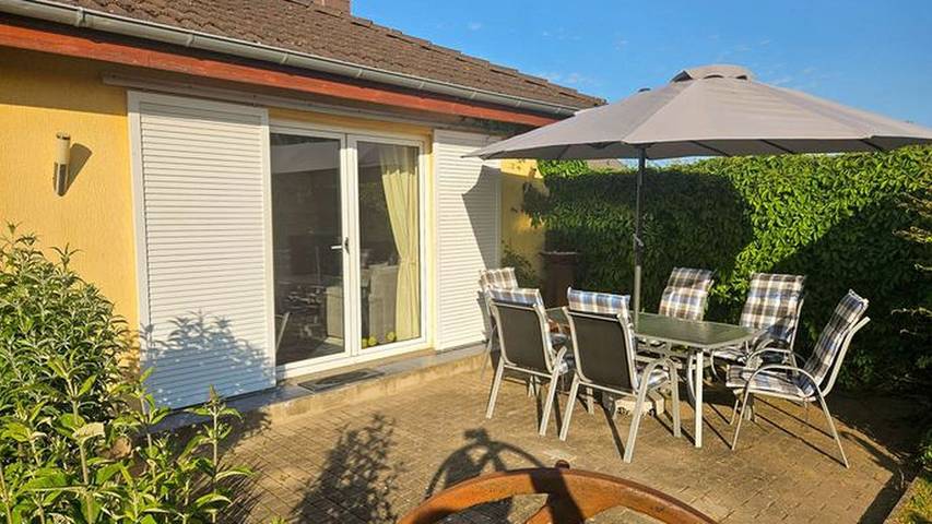 Ferienhaus für 7 Personen, mit Garten