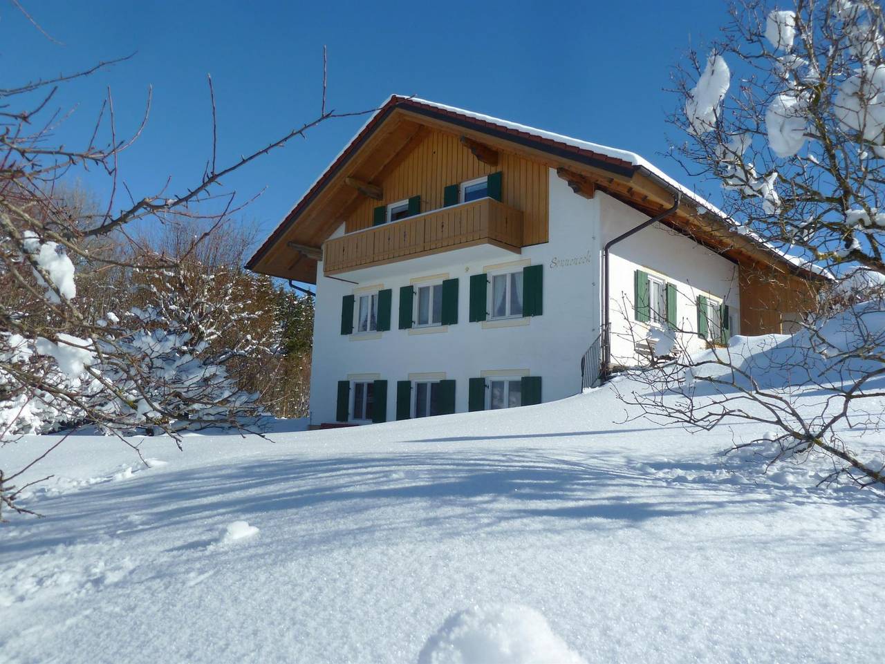 Ganze Ferienwohnung, Gästehaus Sonneneck - Ferienwohnung Panorama in Bad Kohlgrub, Bayerische Alpen