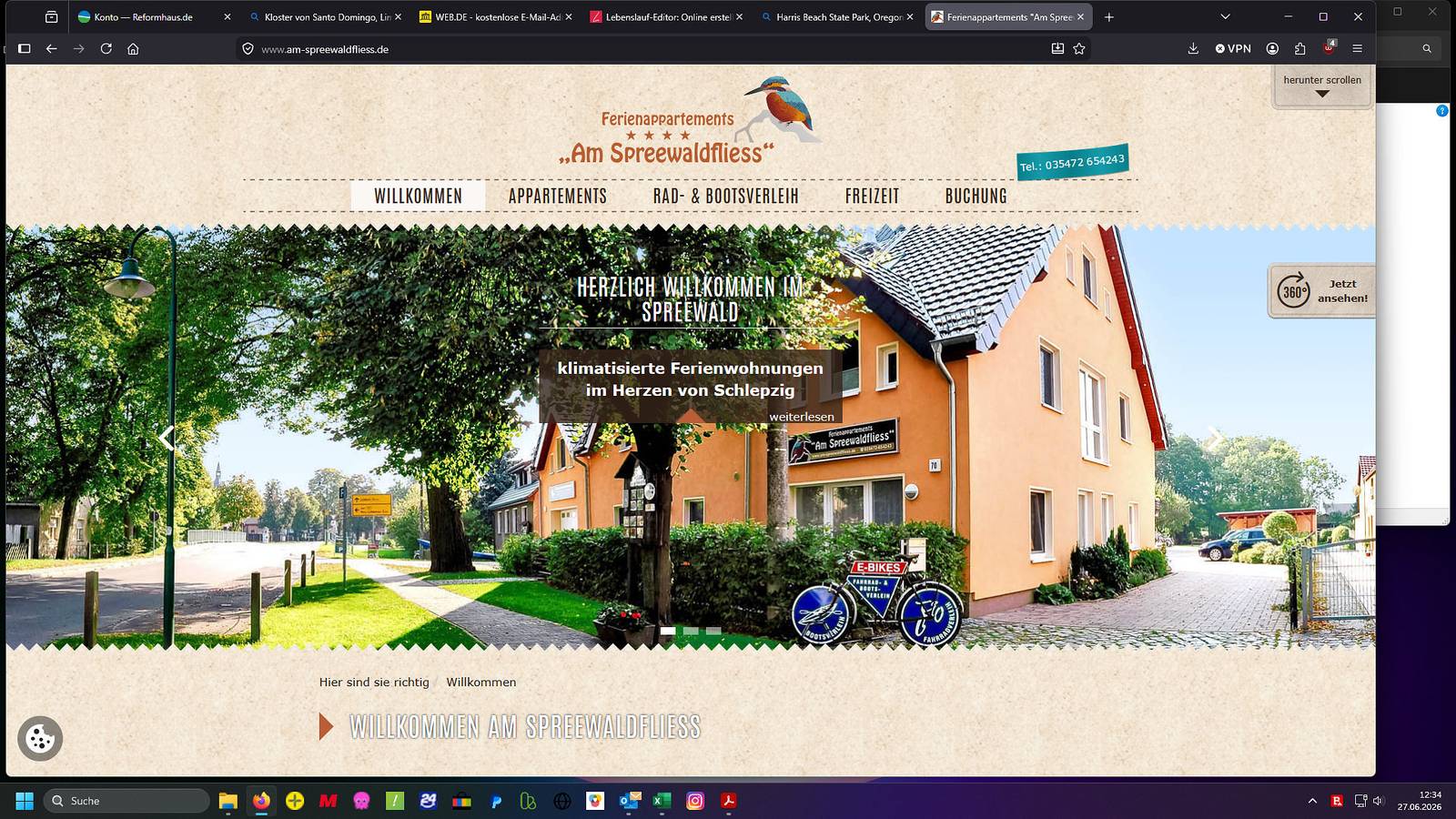 Ganze Ferienwohnung, Ferienappartements "Am Spreewaldfliess" in Schlepzig, Dahme-Spreewald