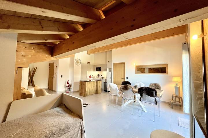Location de vacances pour 5 personnes, avec Balcon à Combloux