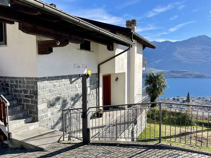 Gîte pour 6 personnes, avec Balcon ainsi que Jardin et Vue sur le lac à Vercana - 2