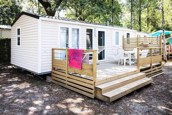 Mobil-home | Comfort | 2 Ch. | 4 pers. | Terrasse surélevée non couverte in Ouistreham, Région de Caen