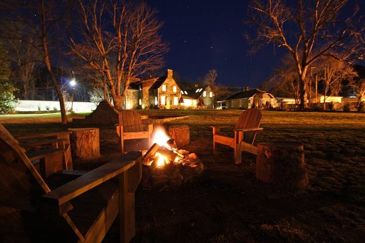 Vacation rental for 12 people, with terrace and yard in Hot Springs (NC)