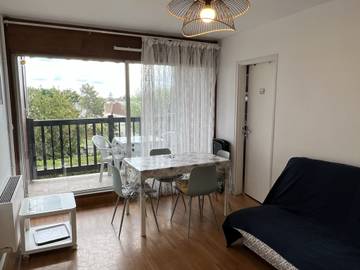 Gîte pour 5 personnes, avec balcon à Varaville
