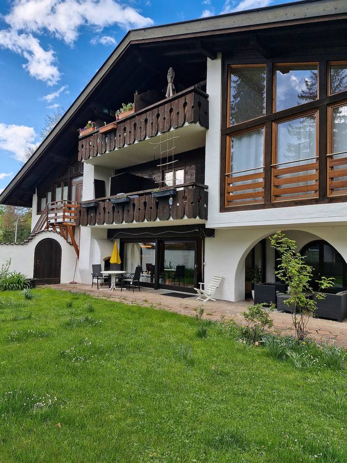 Ferienwohnung für 6 Personen, mit Garten, mit Haustier an der Zugspitzland