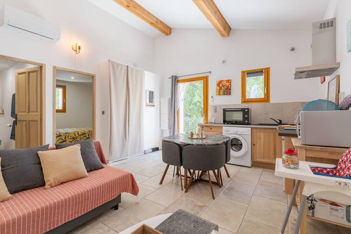 Appartement de vacances pour 4 personnes, avec jardin dans le Vaucluse - 2