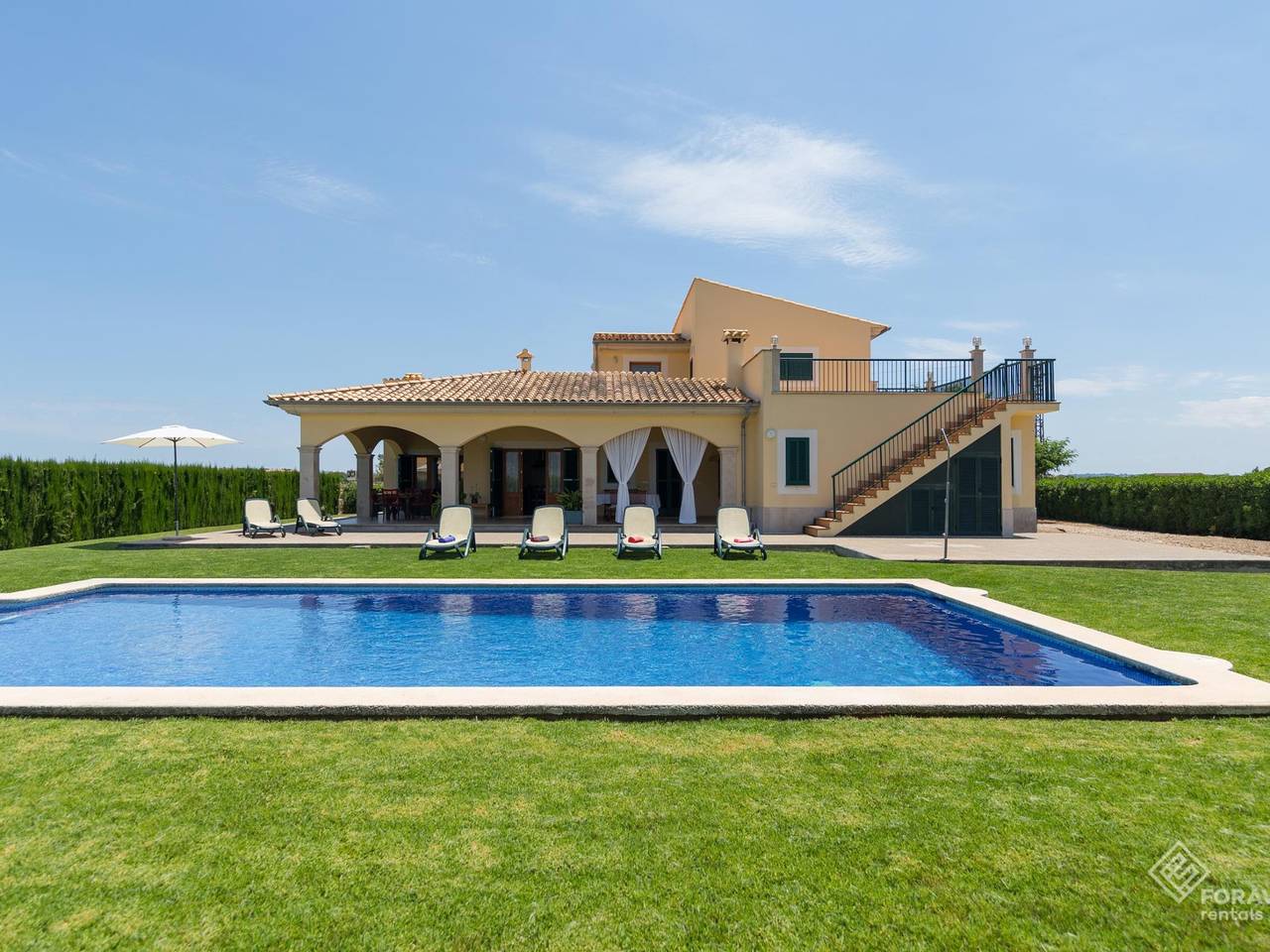 Mussol - Preciosa villa con piscina y jardín en sa Pobla in Sa Pobla, Mallorca Norte