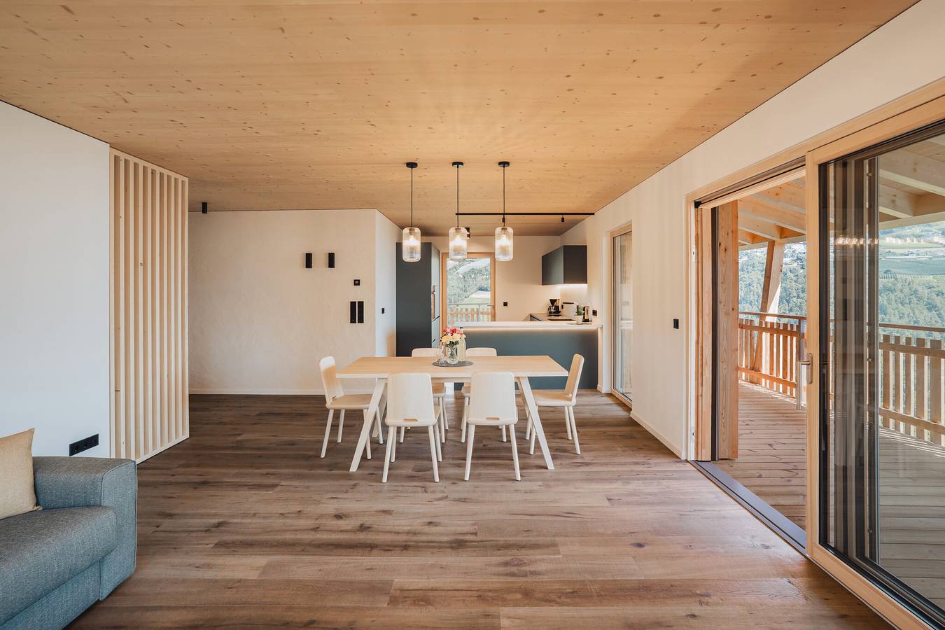 Ganze Wohnung, Apartment 'Huetterhof Apartement Huetter' mit Bergblick, privater Terrasse und Wlan in Kuens, Passeiertal