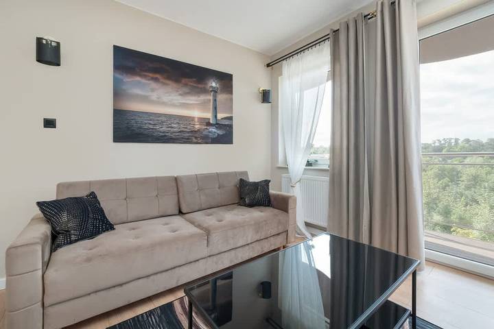 Apartament wakacyjny dla 6 osób, z Ogród w Władysławowo