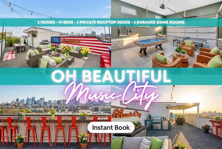 Vacation house for 24 people, with balcony, kid friendly in Nashville