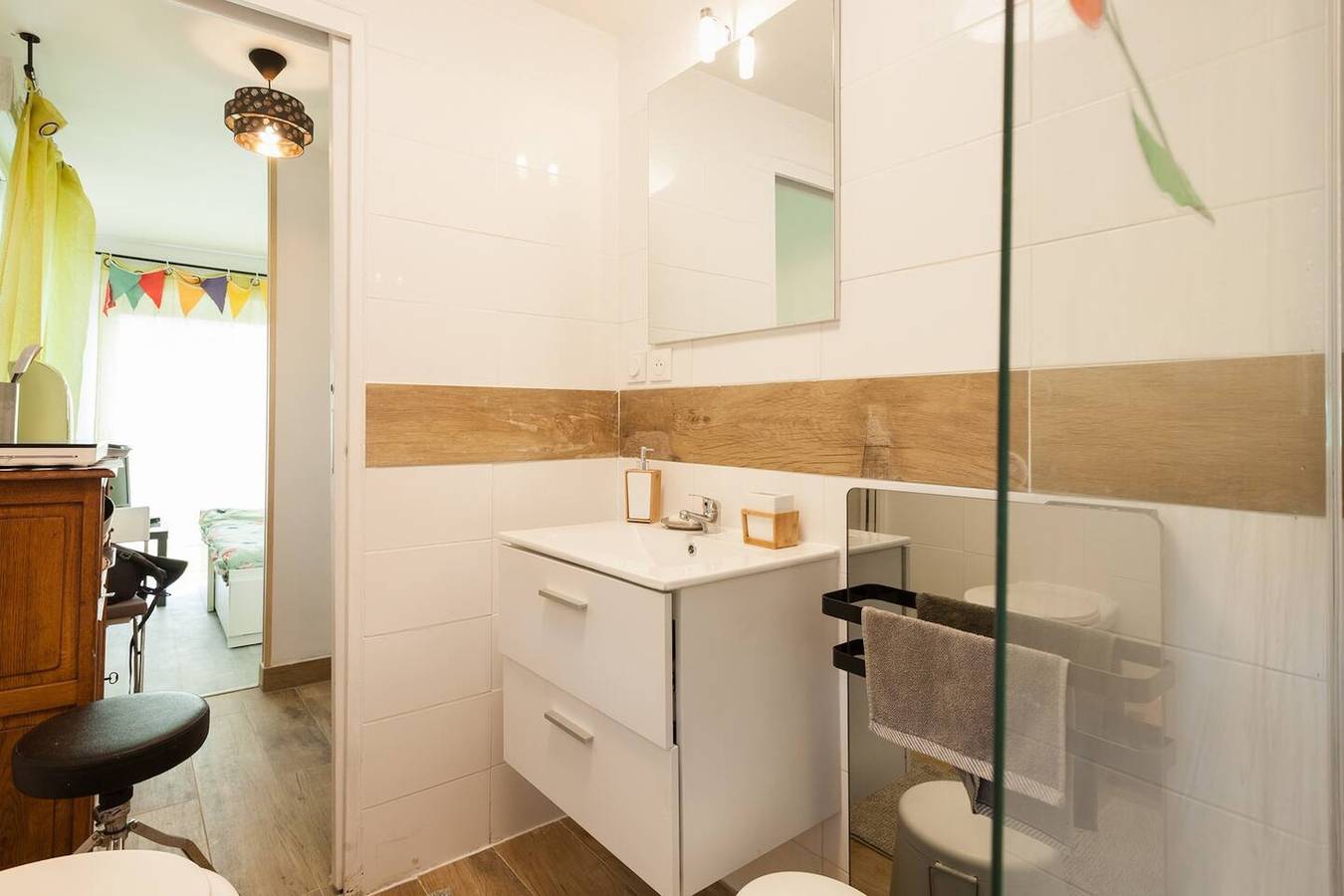 Studio entier, Studio cosy à Plouédern, 18 m² avec jardin et parking in Plouédern, Région de Brest