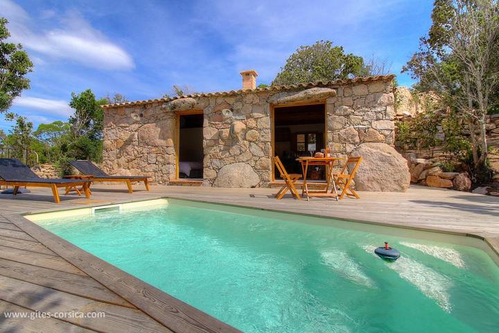 Gîte für 2 Personen, mit Pool und Terrasse auf Korsika - 2