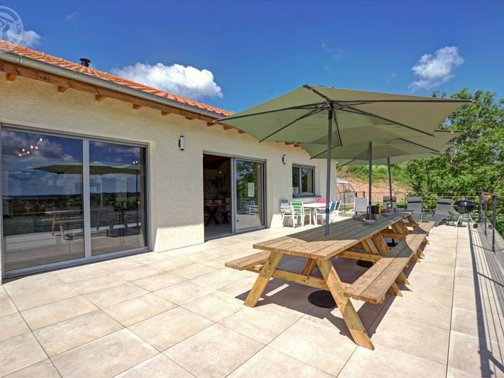 Renoviertes Haus, privater Pool - 18 Pers. in Sail-les-Bains, Roanne und Umgebung