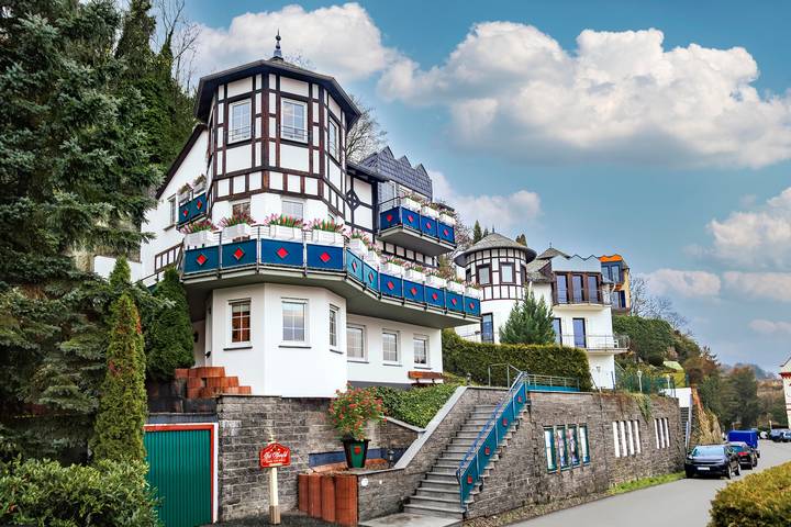 Ferienwohnung für 4 Personen, mit Terrasse und Ausblick in Sankt Goar