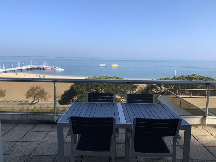 Appartement de vacances pour 4 personnes, avec Terrasse au Bassin d'Arcachon