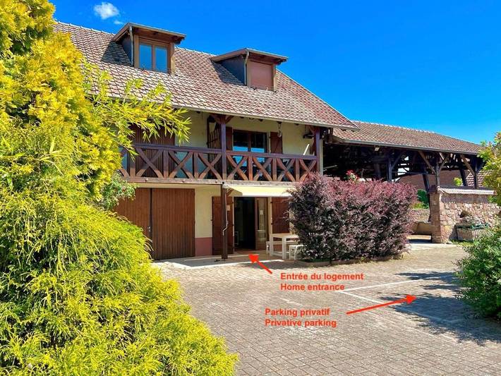 Gîte pour 4 personnes, avec terrasse et vue à Sainte-Croix-en-Plaine - 2