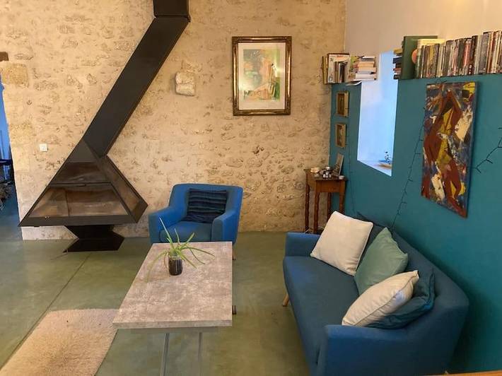 Location de vacances pour 4 personnes, avec jardin et vue, animaux acceptés à Saint-Aubin-de-Branne - 3