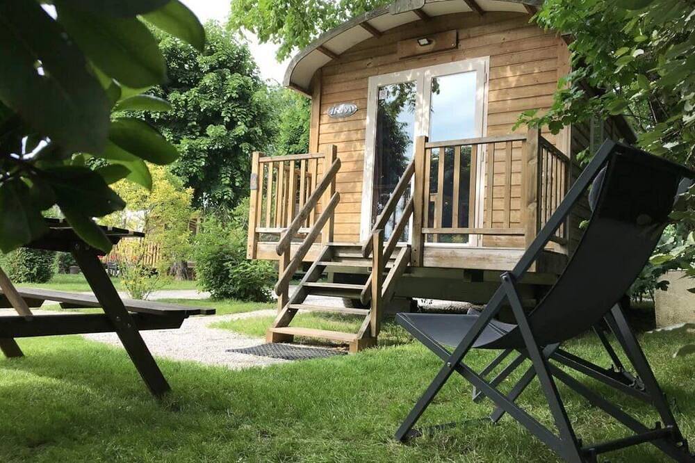 Zecamping 3 étoiles piscine chauffée locatif Tv clim 21m2 4 pers in Sorèze, Castres und Umgebung