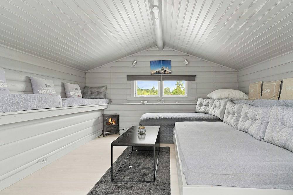 Ruhige Hütte mit Aussicht und Jacuzzi in Blefjell in Flesberg