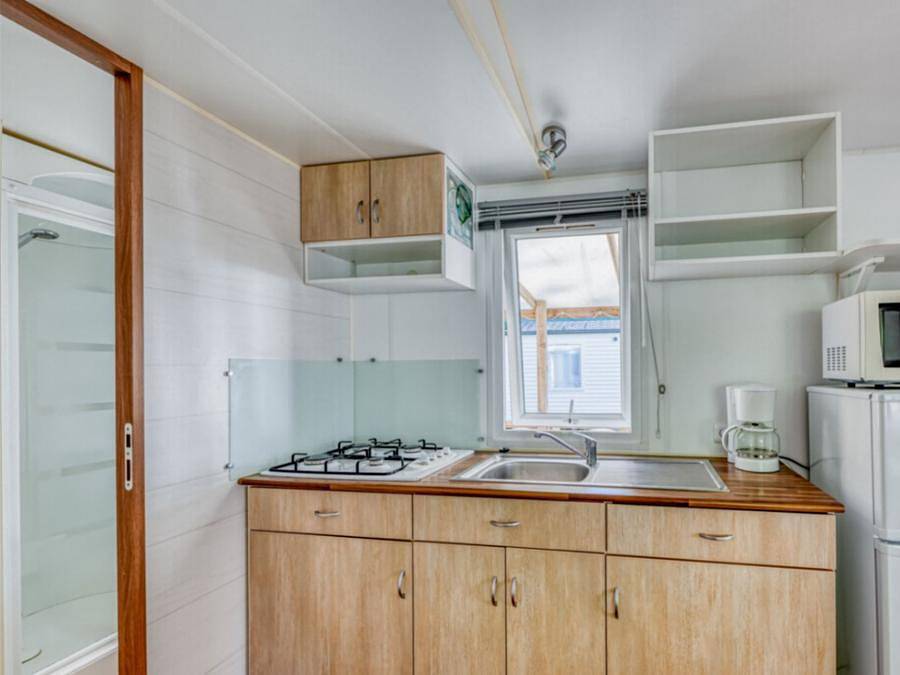 Camping Paradis Le Coiroux - Mobilheim 4 personen - Mobilheim Classique 2ch 4p S in Aubazines, Brive-la-Gaillarde und Umgebung