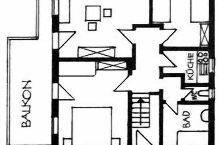 Ferienhaus für 4 Personen, mit Pool und Sauna sowie Balkon im Chiemgau - 4