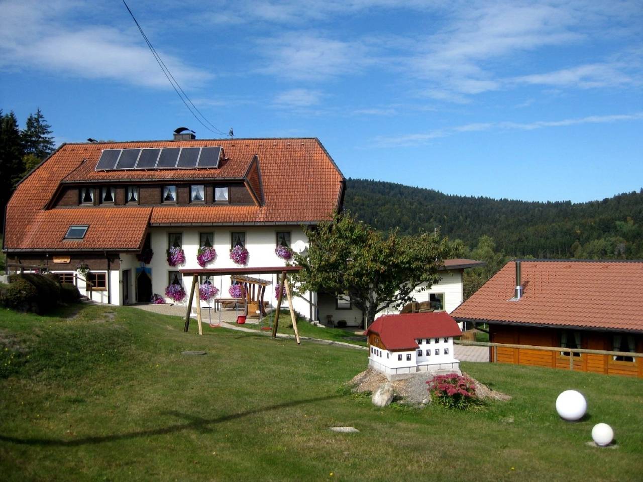 Ganze Ferienwohnung, Fewo im Dg mit 2 Dz 2 Du/Wc, 4 Pers. in Suedlicher Schwarzwald, Dachsberg