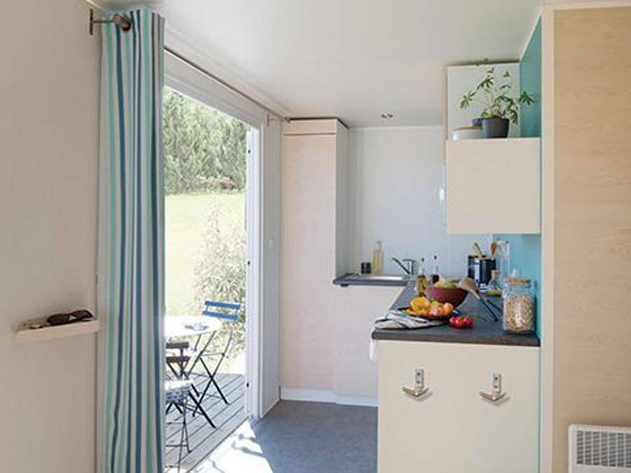Camping Le Marqueval - Mobilheim 2 personen - Cahita Riviera - 1 Schlafzimmer in Pourville-sur-Mer, Hautot-sur-Mer