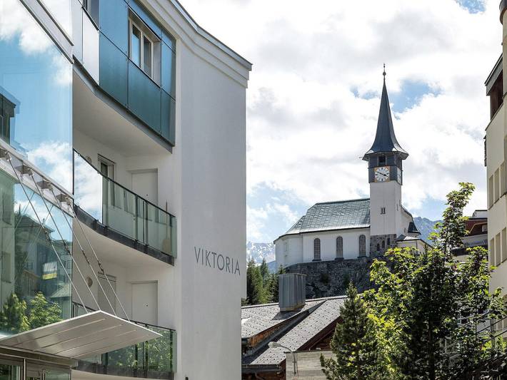 Ferienwohnung für 4 Personen, mit Balkon und Seeblick in Arosa - 2
