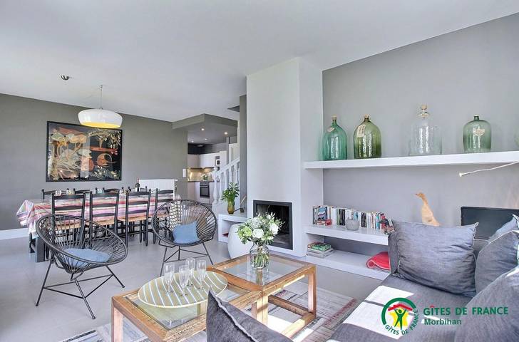 Gîte pour 7 personnes, avec jardin, animaux acceptés dans Plage Ty Bihan - 3