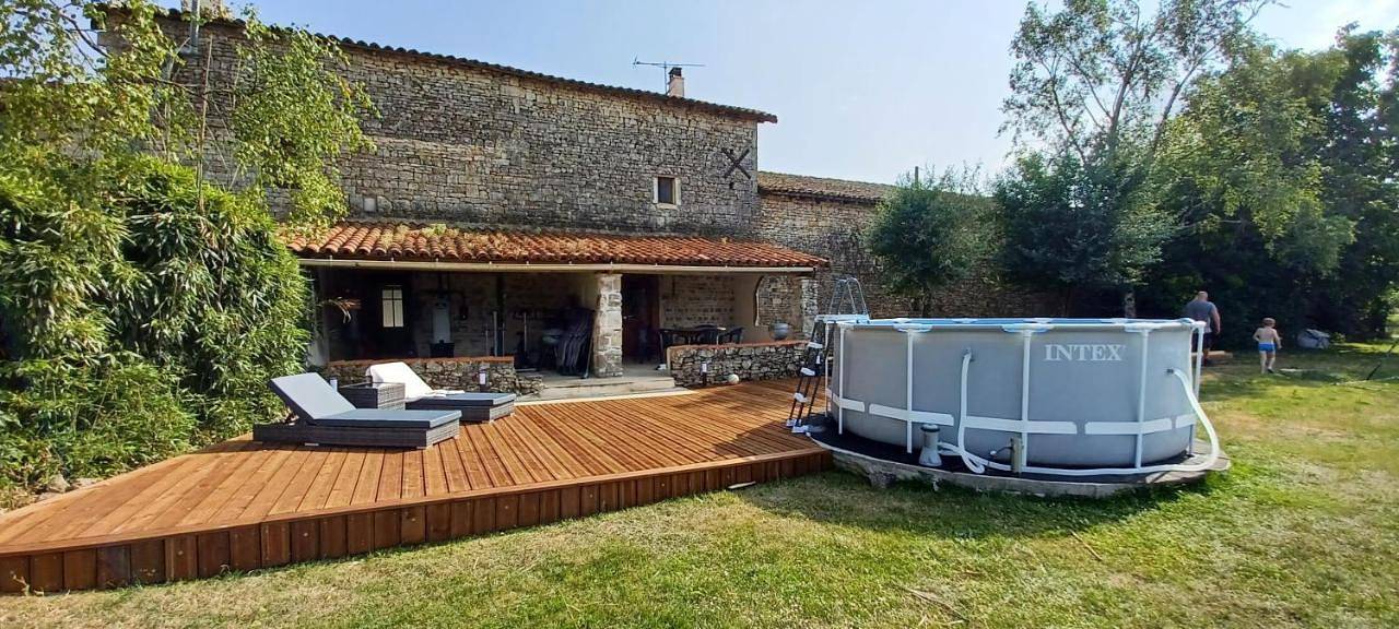 Le Quereau in Saint-Macoux, Vienne (France)
