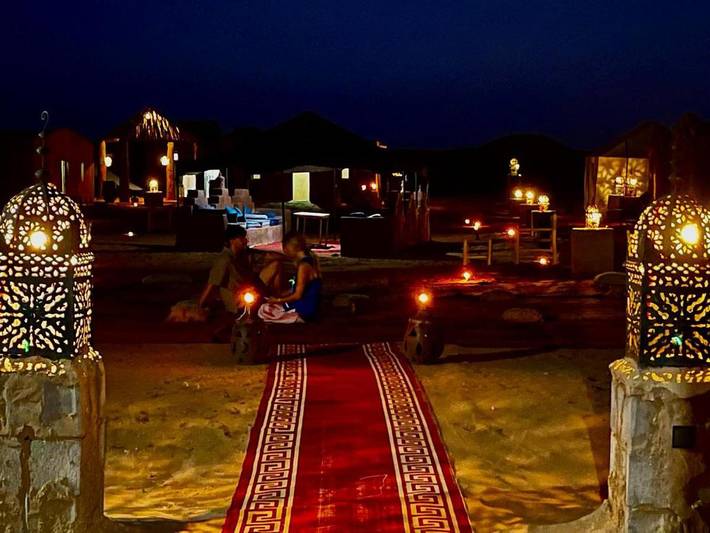 Camping para 4 personas, con balcón además de vistas y vistas al lago en Marruecos