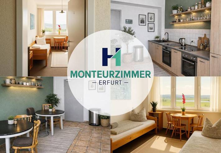 Maison d’hôte pour 2 personnes, avec jardin et vue à Erfurt