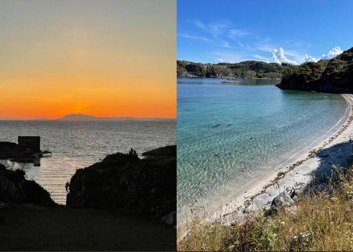 Ferienhaus für 7 Personen, mit Ausblick und Garten, mit Haustier auf Hitra